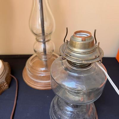 Lot 4 Vintage Lamps - Working Condition