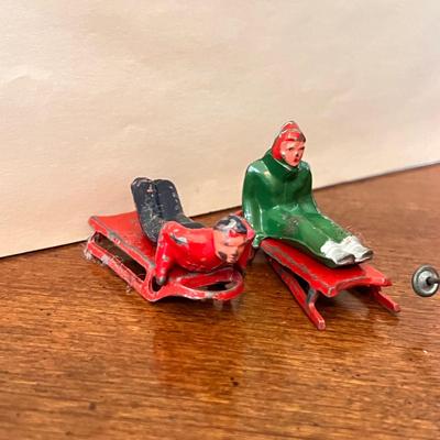 Lot of  Coca-Cola Christmas Buildings, Trucks, Metal Figurines