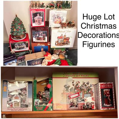 Huge Mixed Lot Christmas Decorations