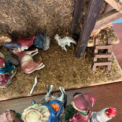 2 Christmas Nativity Sets - Long Rich