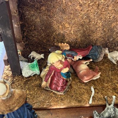 2 Christmas Nativity Sets - Long Rich