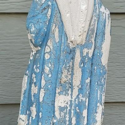 Vintage Mary and Jesus Garden Sculpture