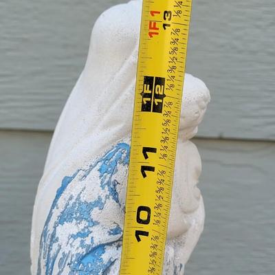 Vintage Mary and Jesus Garden Sculpture