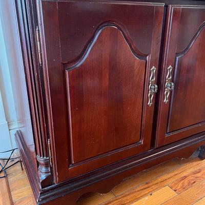 Solid Wood Buffet Server Table Cabinet