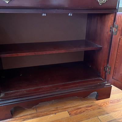 Solid Wood Buffet Server Table Cabinet