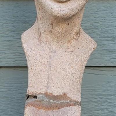 Old Mythology Bust Garden Sculpture