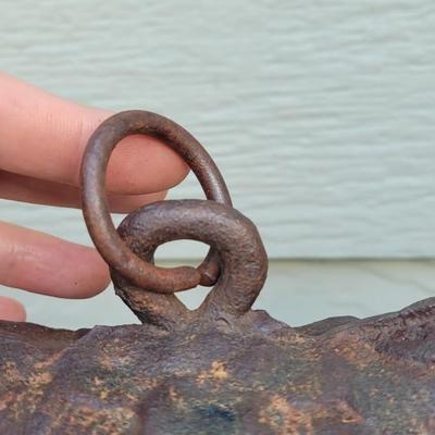 Heavy Wrought Iron Owl Candle Holder