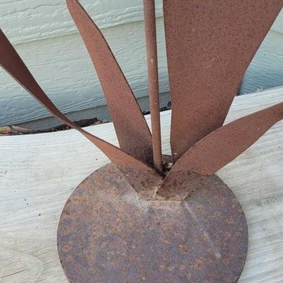 Heavy Metal Iris Garden Art