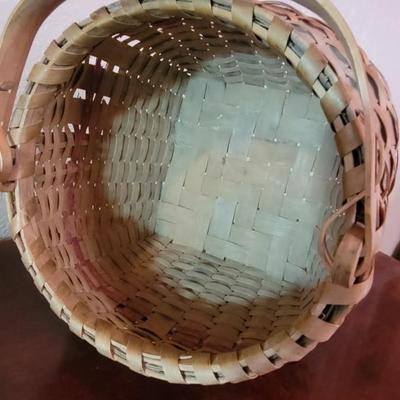 Antique Hand Made Gathering Basket