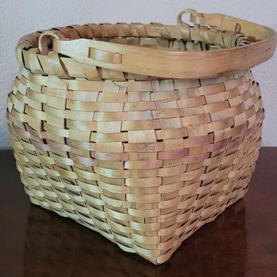 Antique Hand Made Gathering Basket