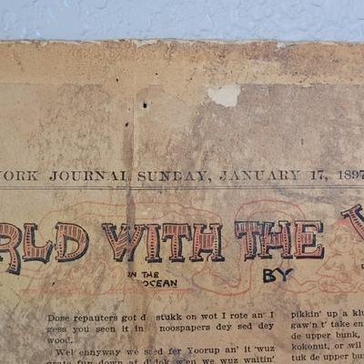 VERY RARE! Antique 'Around the World with the Yellow Kid'