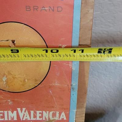 Vintage Favorita Valencia Oranges Crate Piece