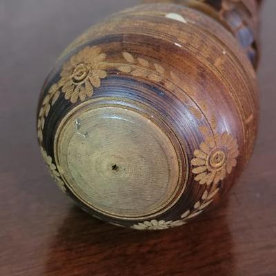 Vintage Handmade & Carved Mexican Molinillo Hot Chocolate Frother