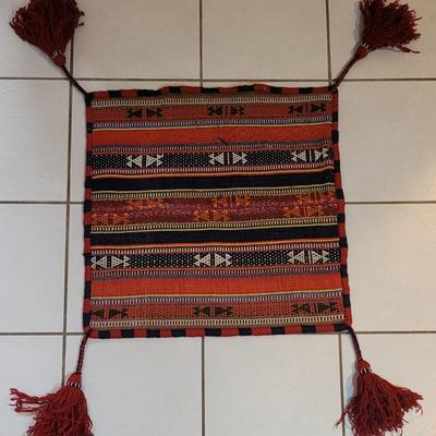 Vintage Woven Pillow Case With Tassels