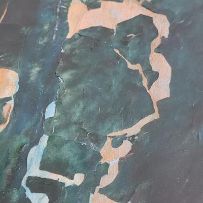 Antique Handpainted Wood Tray