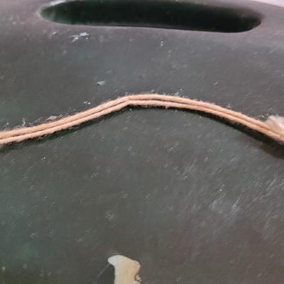 Antique Handpainted Wood Tray