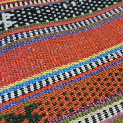 Vintage Woven Pillow Case with Tassels #2