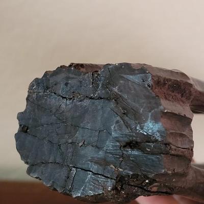 Vintage Hand Carved Wood Lovers Sculpture