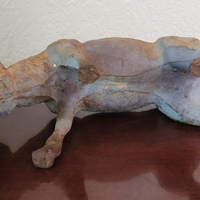 Heavy Cast Iron Elk Statue