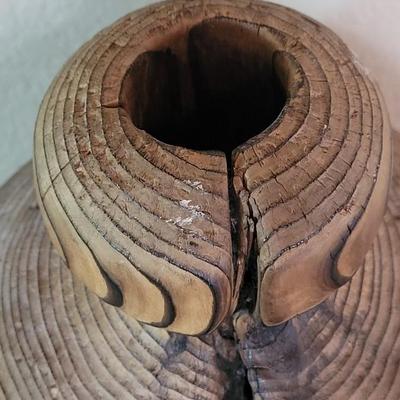 Turned Wood Vase