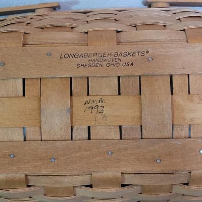 1993 Longaberger Double Handle Basket