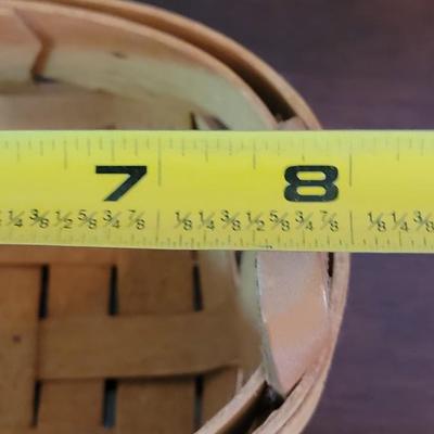 1994 Small Double Leather Handles Longaberger Basket