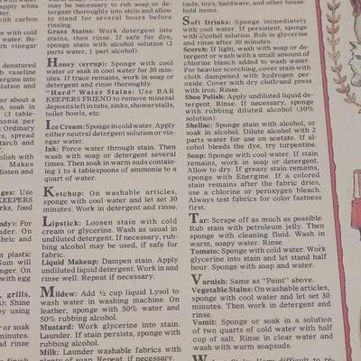 Framed 'Spots and Stains; How to Lead a Stainless Life' Framed Print