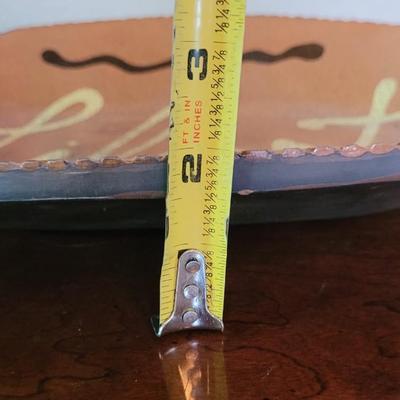 Vintage Turtle Creek Pottery 'Liberty Platter' Signed by Betty Lou