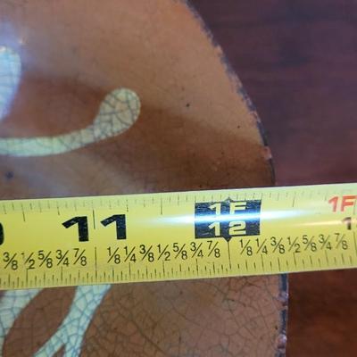 Vintage Turtle Creek Pottery 'Liberty Platter' Signed by Betty Lou