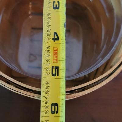 1994 Handmade Longaberger Basket with Plastic Longaberger Basket Protector