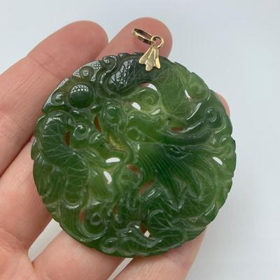 Jade Pendants & Stud Earrings (B2-HS)