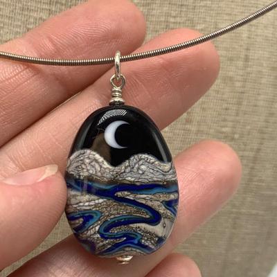 Glass Pendants & Beads Plus Necklace Cords (B2-HS)