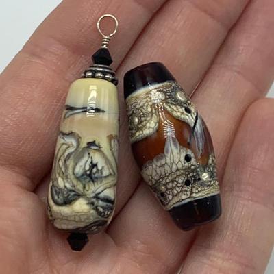 Glass Pendants & Beads Plus Necklace Cords (B2-HS)