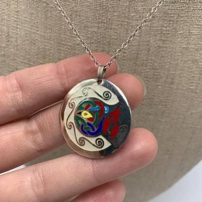 Tara Ware Celtic Sterling Pendant Plus Toztli Sun/Moon Sterling Pendant & More (B2-HS)