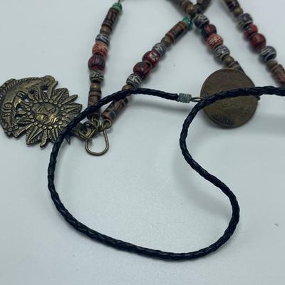 Medallion Style Necklaces from Around the World (B2-HS)