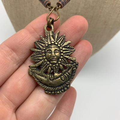 Medallion Style Necklaces from Around the World (B2-HS)