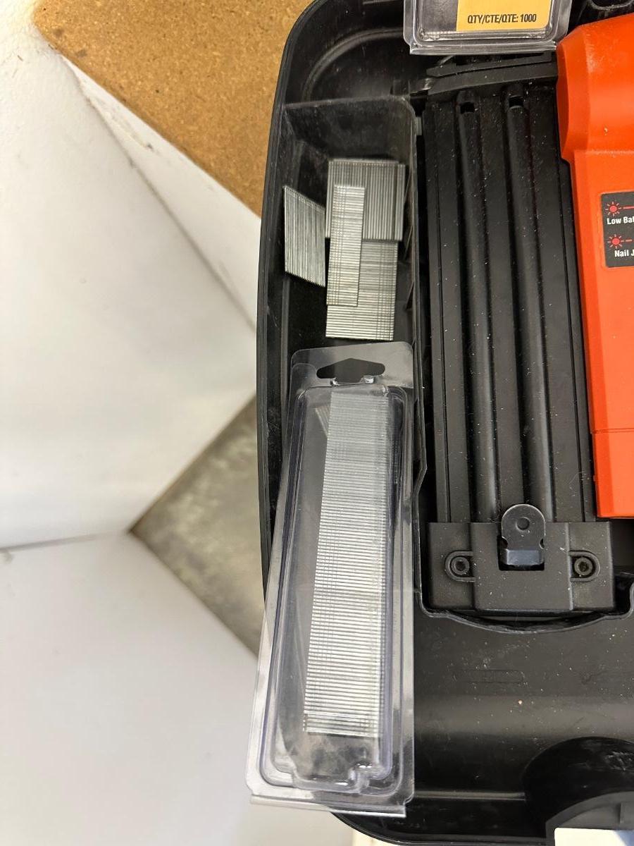 BLACK & DECKER CORDLESS NAILER AND ATOMIC BEAM LANTERN