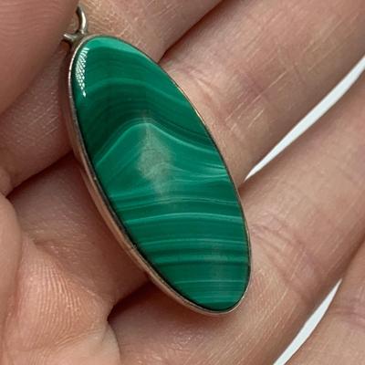 Malachite & Onyx Earrings & Pendant with 14K & Sterling (B2-HS)