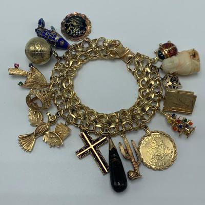 Vintage 14K & Sterling Charm Bracelets & More (B2-HS)