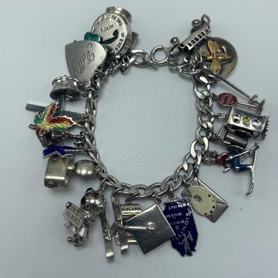 Vintage 14K & Sterling Charm Bracelets & More (B2-HS)