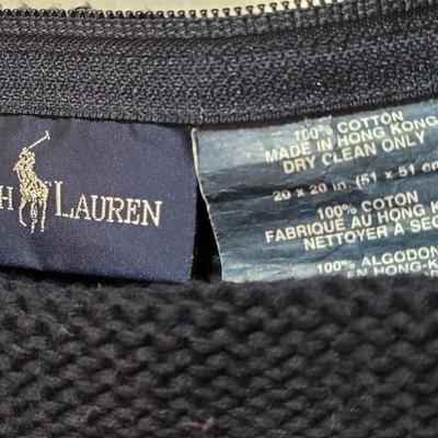 Vintage Ralph Lauren Sweater Flag Pillow Case