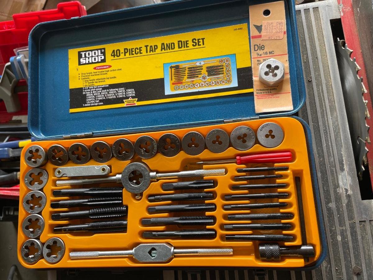 40 piece tap & die set