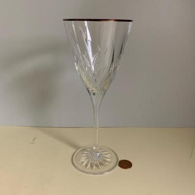 4 Crystal Wine Glasses