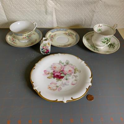 Tea Set (Platter Antique Rose 1950s Schumann Arzberg Germany & More)