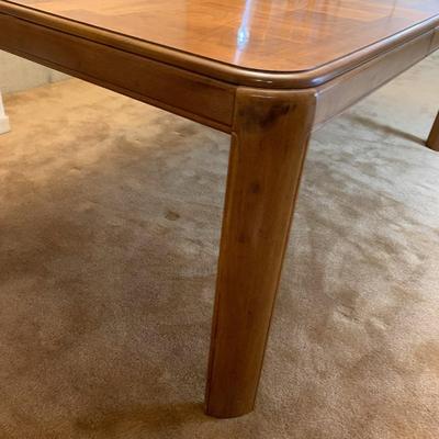 Oak Wooden Formal Dining Table (chairs in separate auction)