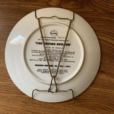 Knowles Collector Plate The Overland Limted R E Pierce The Romantic Age Of Steam