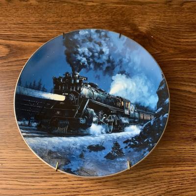 Knowles Collector Plate The Overland Limted R E Pierce The Romantic Age Of Steam