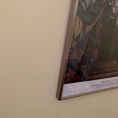Vermeer Print, Johannes Vermeer Exhibition Poster
