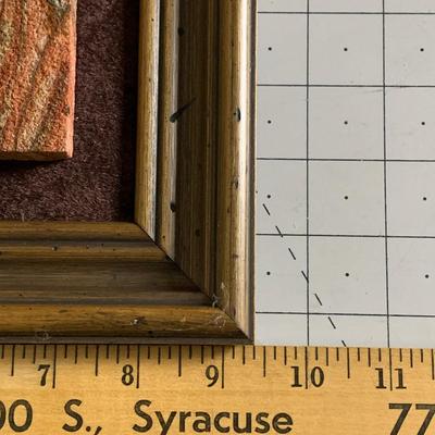 Natural Kanab Wonderstone Sandstone Picture Framed