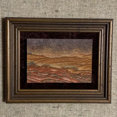 Natural Kanab Wonderstone Sandstone Picture Framed